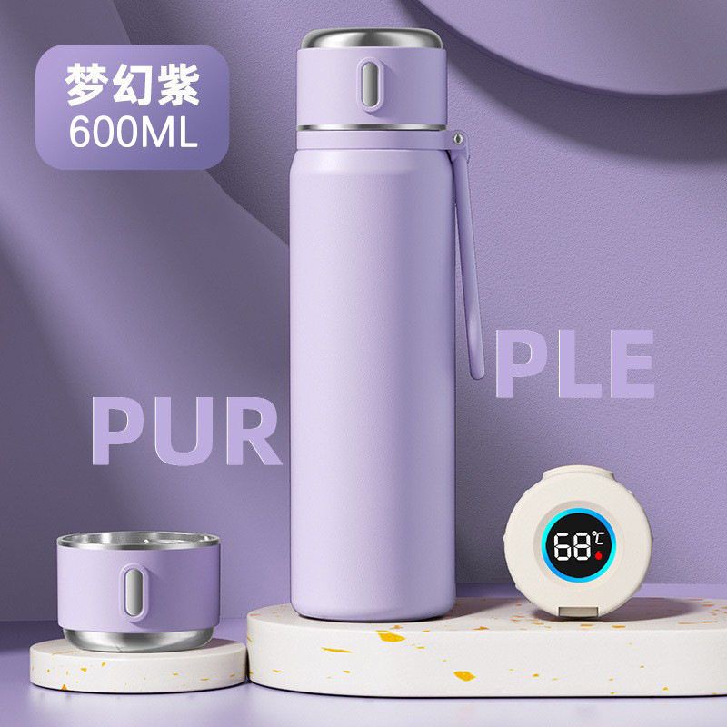 Large-Capacity Thermos Cup for Women, High Aesthetic Value, 2025 New Model, Portable Tea Brewing Cup for Male Students, 316 Stainless Steel Water Cup