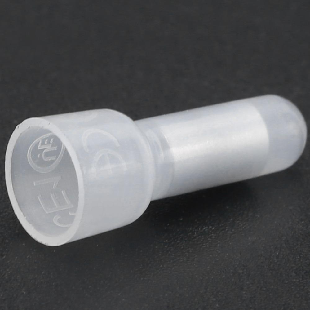 1000PCS Durable CE2 Closed End Terminal Transparent Portable Crimping Cap Nylon Terminal Kits Lighting