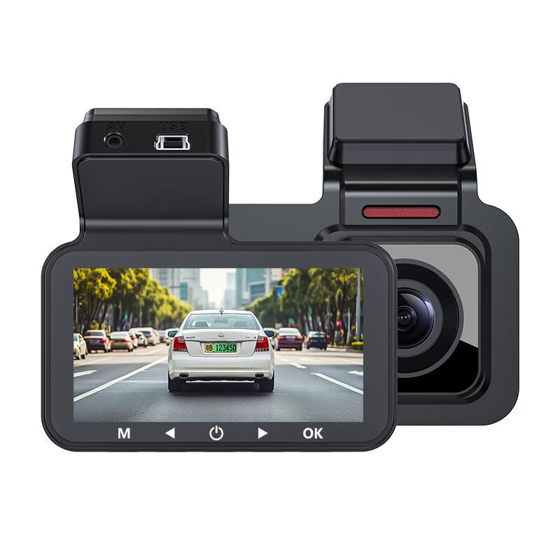 Skrytá autokamera 3,16-palcový displej HD 1080p duálne nahrávanie spredu a zozadu autokamera nočné videnie