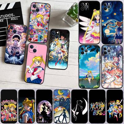 MH133 S-Sailor Moon Phone Shell for Samsung S20 S21 S22 S23 S24 FE Ultra Plus Lite S21S A55 A07 A17 F06 F16 M06 M16 M56 A36 A37 A57