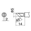 HAKKO Iron Tip K Type for FX-600/FX-8801/FX-8803 T18-K