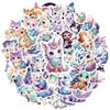 35pcs-70pcs Cartoon Cute Creatures Stickers Whimsical Animals  Stickers Stationery Stickers For Suitcase Fridge Phone DIY