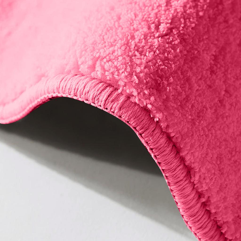 Sexy Rote Lippen Lustiger Teppich Valentinstag Imitation Kaschmir Saugfähige Badezimmer-Fußmatte Hauseingang Fußmatte 1 Stück