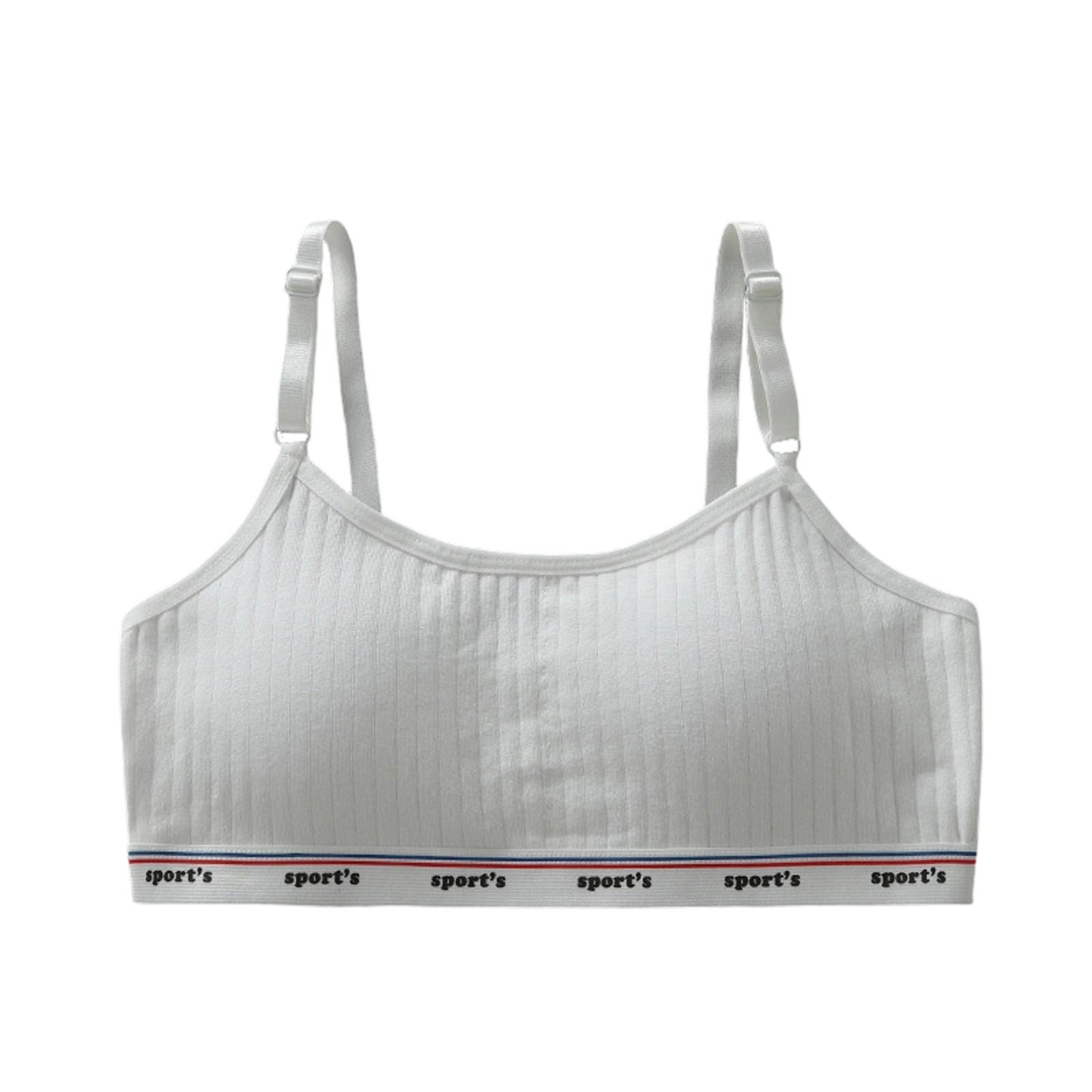 

Спортивний бюстгальтер для дівчат з регульованою лямкою (10-14 років) З фіксованою чашкою One Size білий