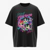 Powerpuff Girls Vintage 90s Graphic T-Shirt Retro Streetwear Black Tee Shirt