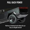 Remorcă Cybertruck Pickup la scară 1/32 de jucărie model de mașină turnată sub presiune, vehicul cu sunet și lumină pentru copii mici, colecție de cadouri