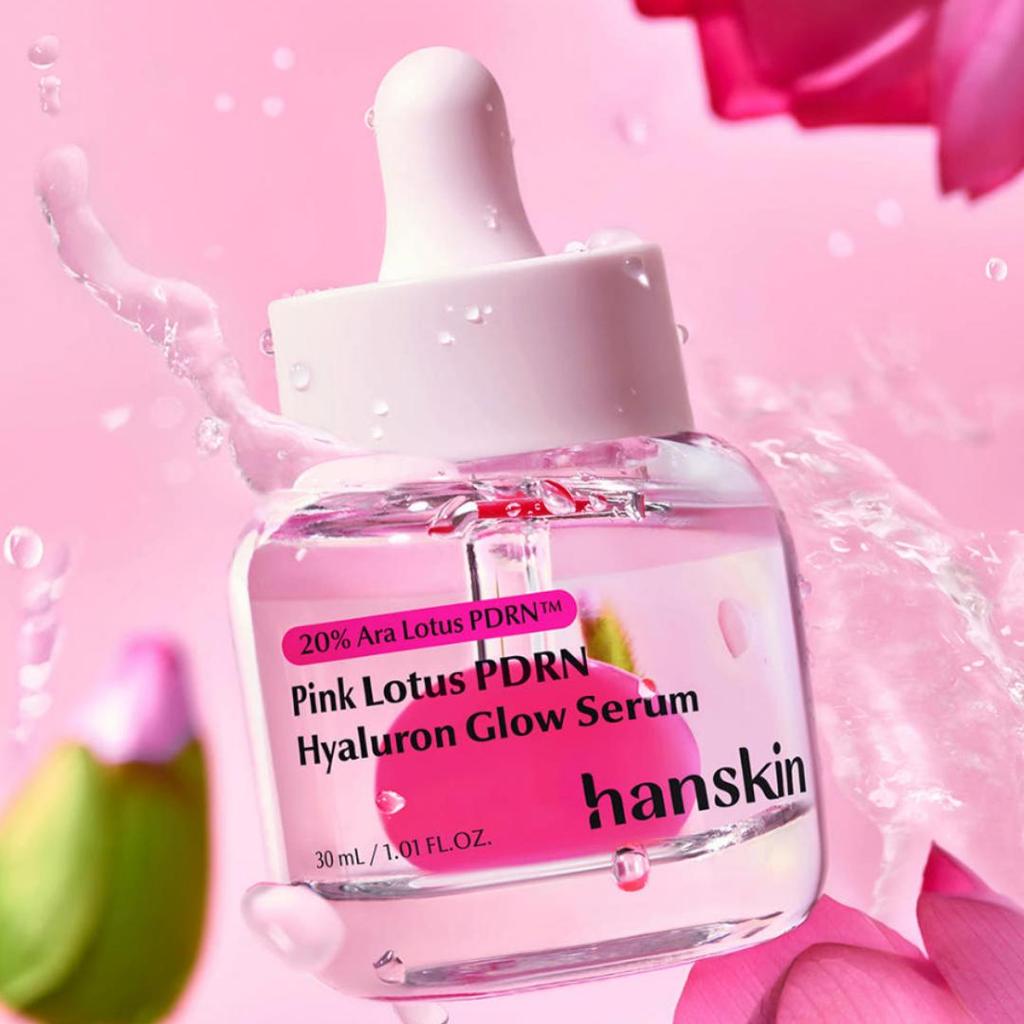 [hanskin] Pink Lotus PDRN Hyaluron Glow Serum 30ml