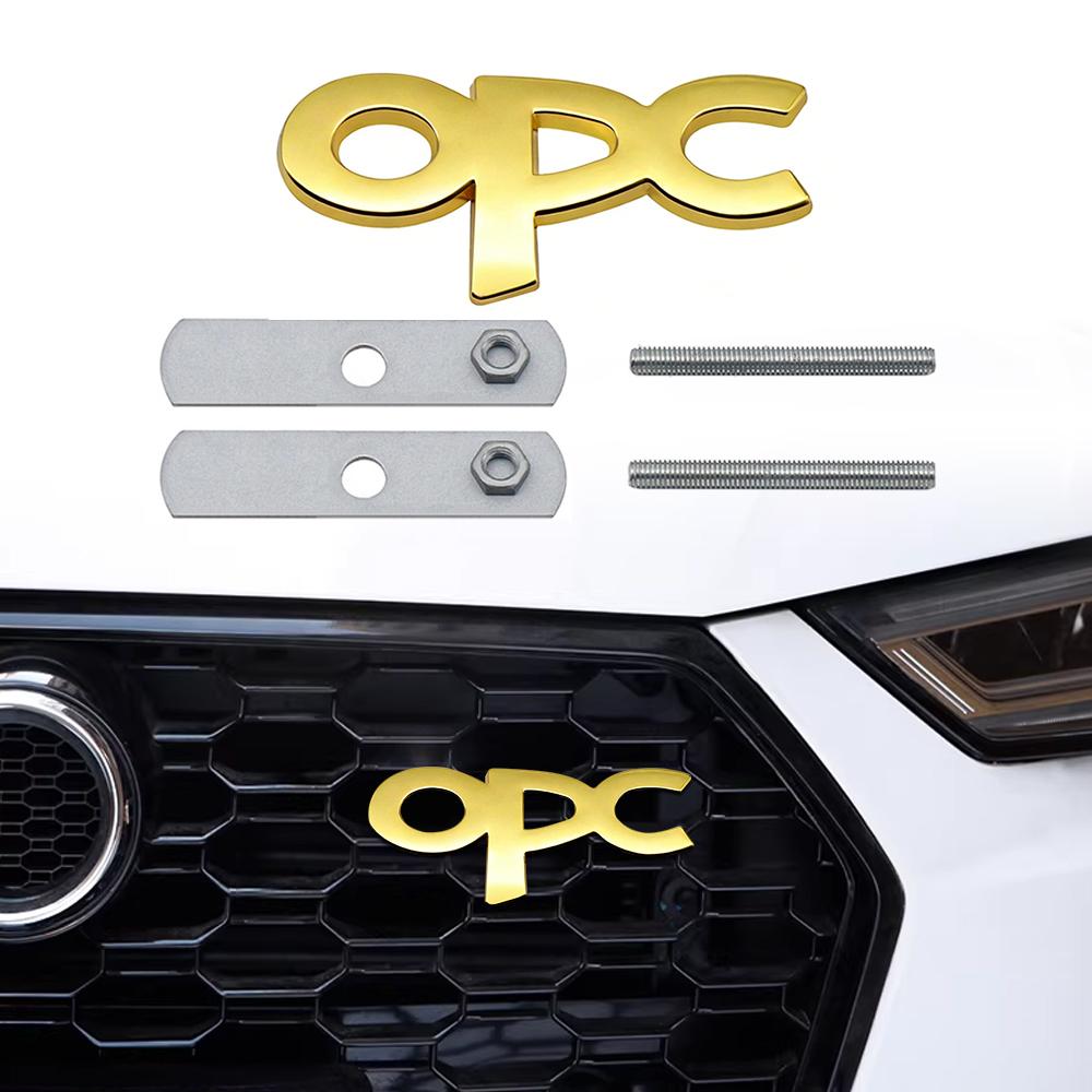 Car Styling OPC Line 3D Metal Zinc Alloy Car Badge Body Fender Adhesive Emblem for Opel Antara Astra Insignia Corsa Mokka Vectra