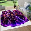 Fantasy Warriors Style Crystal Velvet Rug, Soft Anti‑Slip Crystal Velvet Carpet for Living Room Bedroom Home Decor