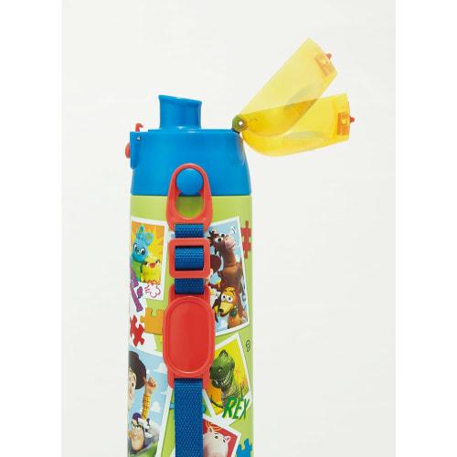 Skater Kids' 2-Way Stainless Steel Water Bottle, 580ml (Direct Drink) or 570ml (Cup Drink), Disney Toy Story 24 Design, Lightweight and Child-Friendly