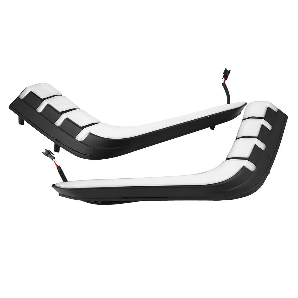 1Pair Car Daytime Running Light Turn Signal 2 Color DRL LED Fog Lamp for Suzuki Swift 14 16