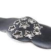 Les Trésors De Lily [J1721] - Black Gray 'Stars' Designer Bracelet