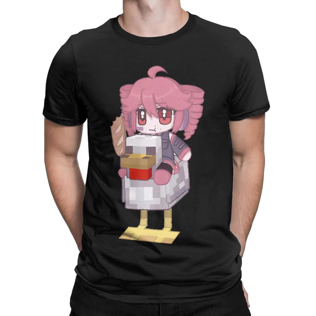 2026 Kasane Teto T Shirt Original Cartoon Pixel Anime Girl Graphic Short Sleeve Tshirt Cute Hand Drawn Loose Crew Neck Top