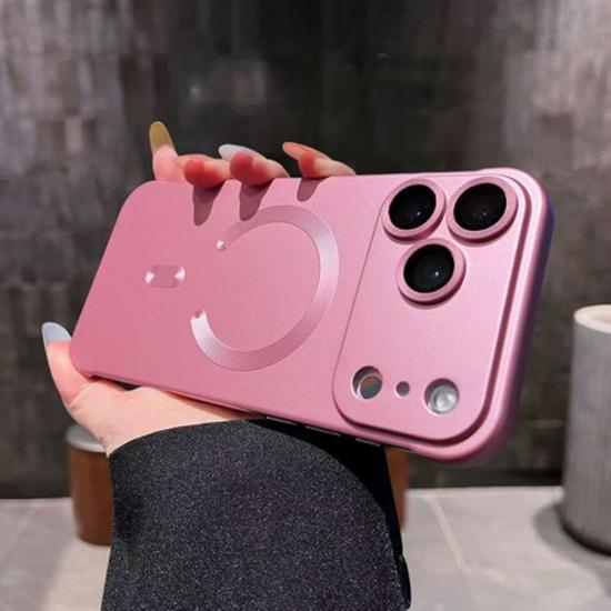 Compatible with iPhone 16 Pro: Magnetic Metal Frame, Ultra-thin, Drop-proof Case