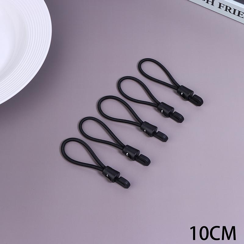 

5Pcs Bungee Cord With Hooks 10/15/20/25/30Cm High Elasticity Expander With Hooks Rubber Tensioner With Hooks For Tent
