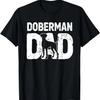 Lustiges Dobermann Papa Hund Dobie Liebhaber Dobermann Besitzer Hunde Vater T-Shirt