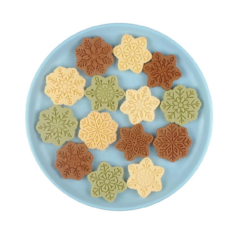 Cookie Cutter 3D Biscuit Mold Plastic Baking Cookie Stamp Cookie Decorating Tool