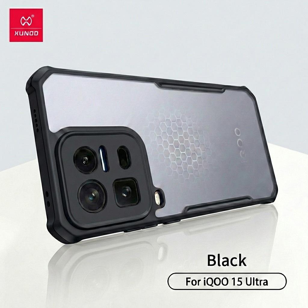 For Vivo iQOO 15 Ultra Case XUNDD Casing Airbag Shockproof Bumper Protective Cases Matte Transparent Back Cover For Vivo iQOO 15 Ultra
