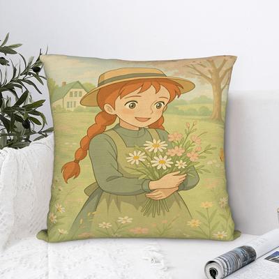 Pillow Case Anne of Green Gables Comfy Pillow Cover For Wedding Party Home Decor Novelty Pillowcases