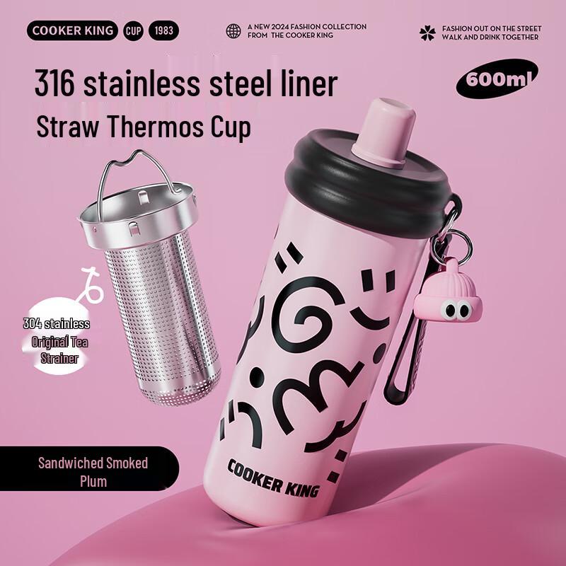 Chuidahuang Ceramic Graffiti Insulated Bottle