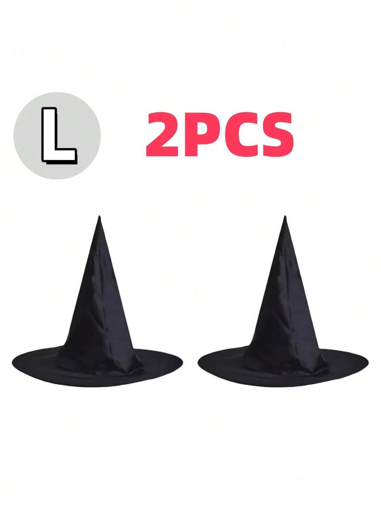 12PCS Halloween Party Decoration Hats Suitable For Both Men And Women Black Wizard Hats Halloween Party Costumes Accessories