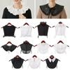 Fashion Cotton Detachable Lapel Blouse Top Clothes Accessories Shirt Fake Collar False Tie