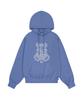 Wordy Logo Odolly Hoodie - Cornflower Blue