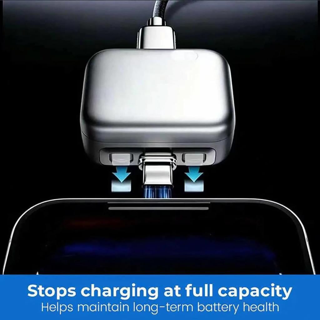 Charge Stop Protector Type-c 140w Auto Power Cutoff Battery Saver Physical Disconnect Overcharge For Safe Charging