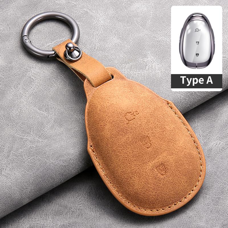 FOR QIYUAN TO GENESIS Car Smart Key Case Cover Key Pack Remote Protection Sleeve Buckle Rope Special Accessories Multi Styles