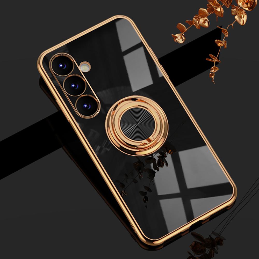 

Автомобильный магнитный держатель с гальваническим покрытием Чехол для телефона для Samsung Galaxy A55 A15 A35 A25 A13 A14 A24 A34 A33 A72 A73 A52 A53 A54 5G A55 чёрный