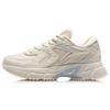 Li Ning Dämpfung Rutschfest Abriebfest Niedrig geschnitten Laufschuhe Damen Grau Blau ARLR014-1