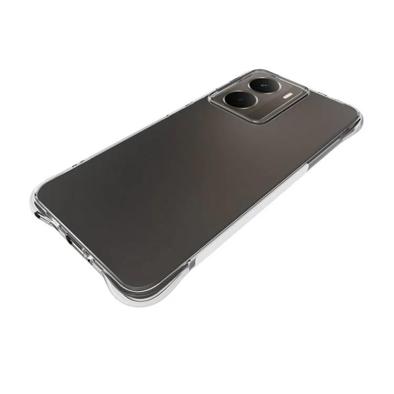 For Realme 14 5G Back Cover WANLONFENG TM Series 2.0mm Clear TPU Phone Case (Big Lens Hole)