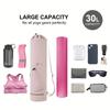 Versatile Yoga Mat Carrier With Water Bottle Pocket & Bottom Wet Pocket Durable Oxford Cloth Multi-Functional Storage Bag For Exercise Mats