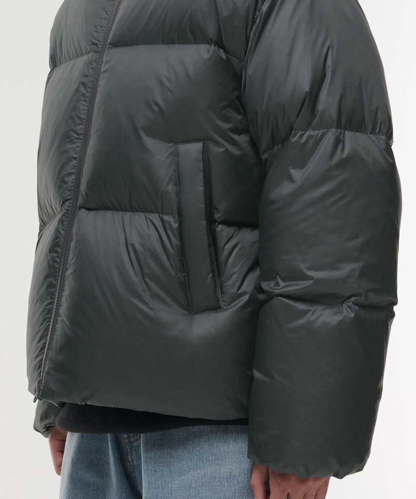 Musinsa Standard Ripstop Down Puffer Short Padded Jacket [Khaki Gray]