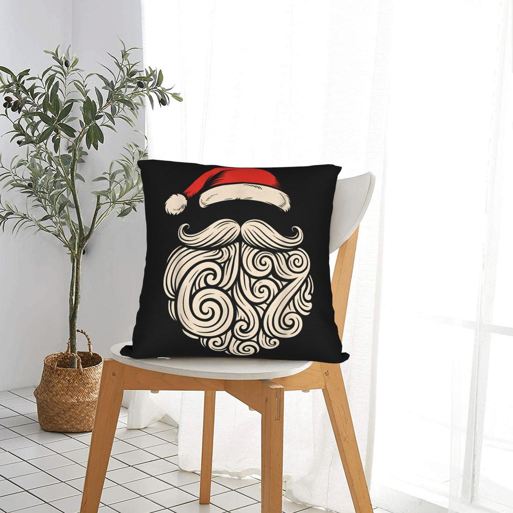 6 7 Christmas 67 Santa  Pillow Case  Novelty Pillow Cover Design Pillowcases For Office Car Home Decor