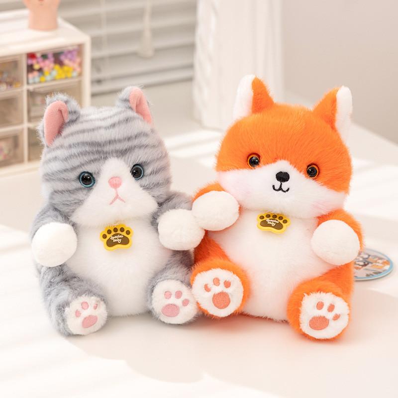 Panda Fox Cat Dog Plush Animal Toy With Pp Cotton Filling For Kids Gift And Collectors Item