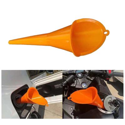 Auto Langen Stiel Trichter Benzin Öl Kraftstoff Füllung Werkzeuge Anti-splash Kunststoff Trichter Motorrad Tanken Auto Zubehör 2x