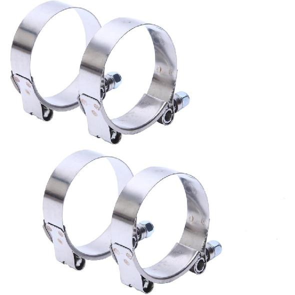67-75MM Working Range T-Bolt Stainless Steel Clamp Fit for 2.5'' ID 67-75MM