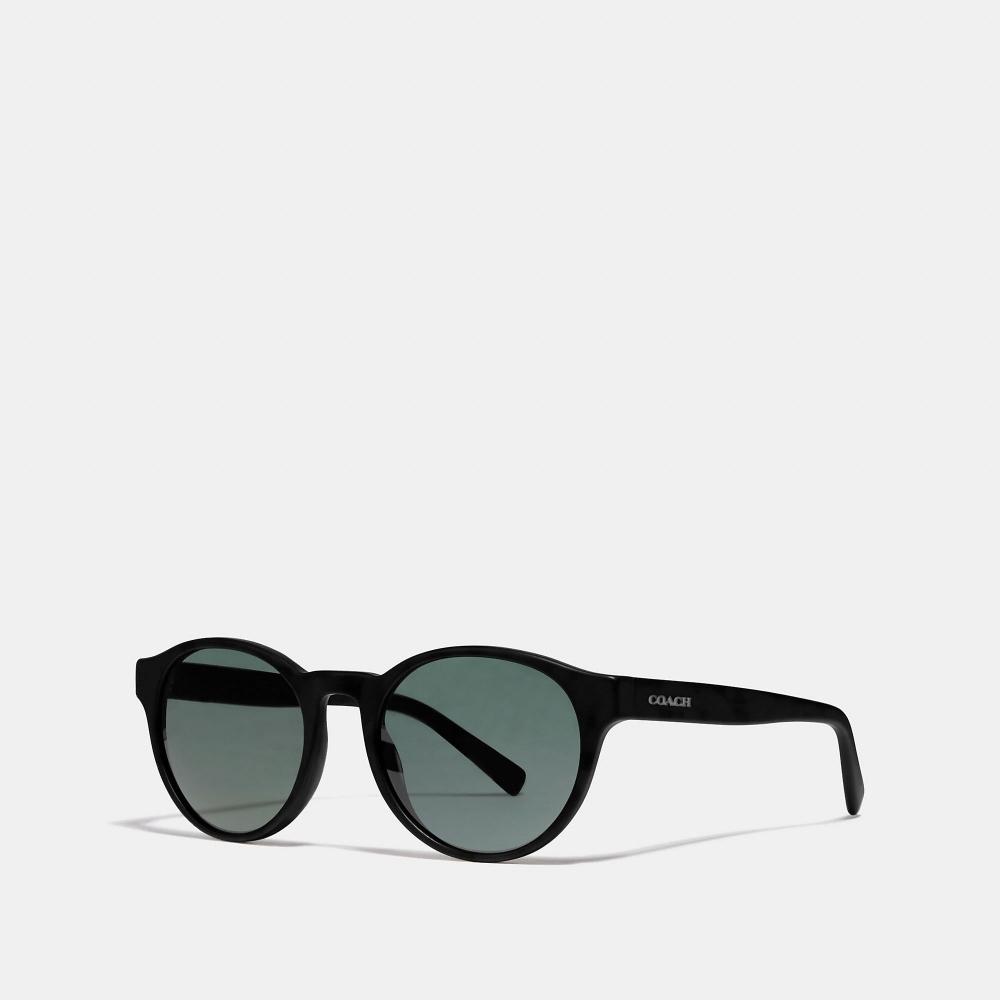 

Coach Wythe Round Sunglasses black