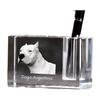 Dogo Argentino – Pen stand, crystal organiser with dog photo | Art-Dog