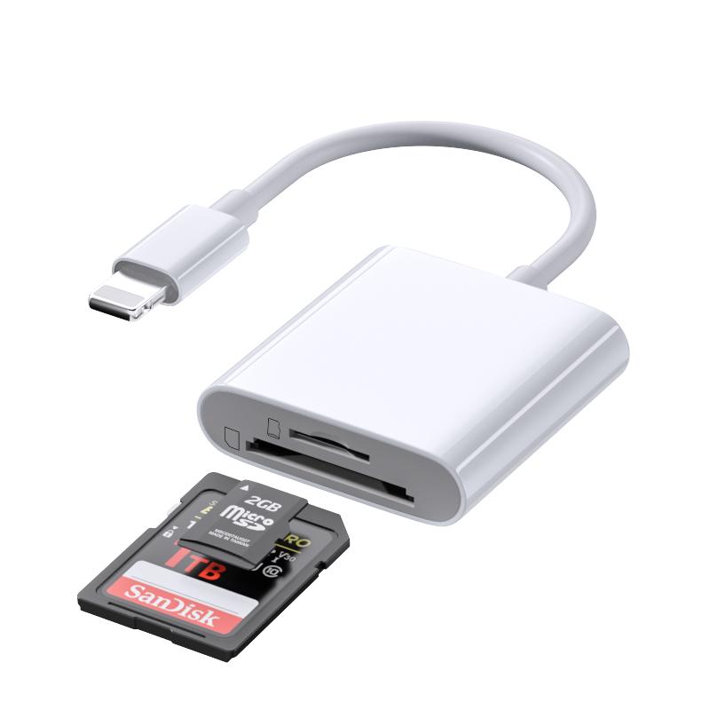 OEM Logo Type C Factory Direct Supply Type C External OTG Card Reader USB 2.0 Port TF SD Card Reader USB Hub USB