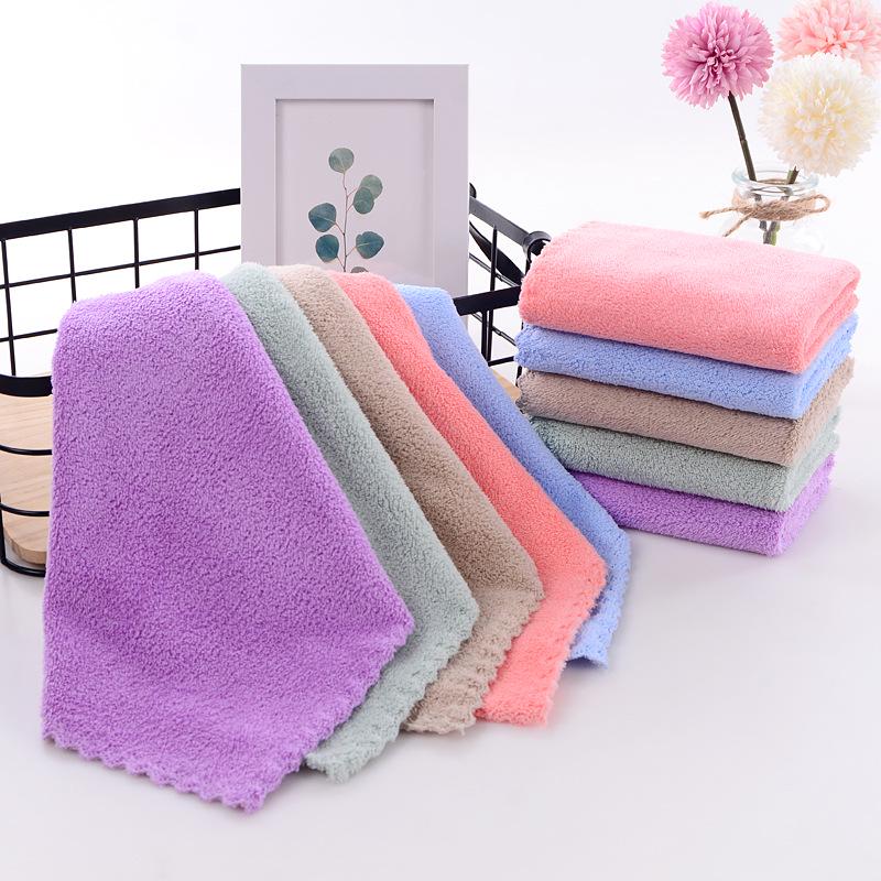 Çocuk Hızlı Kuruyan Mercan Polar Yüz Havlusu ve El Havlusu Seti