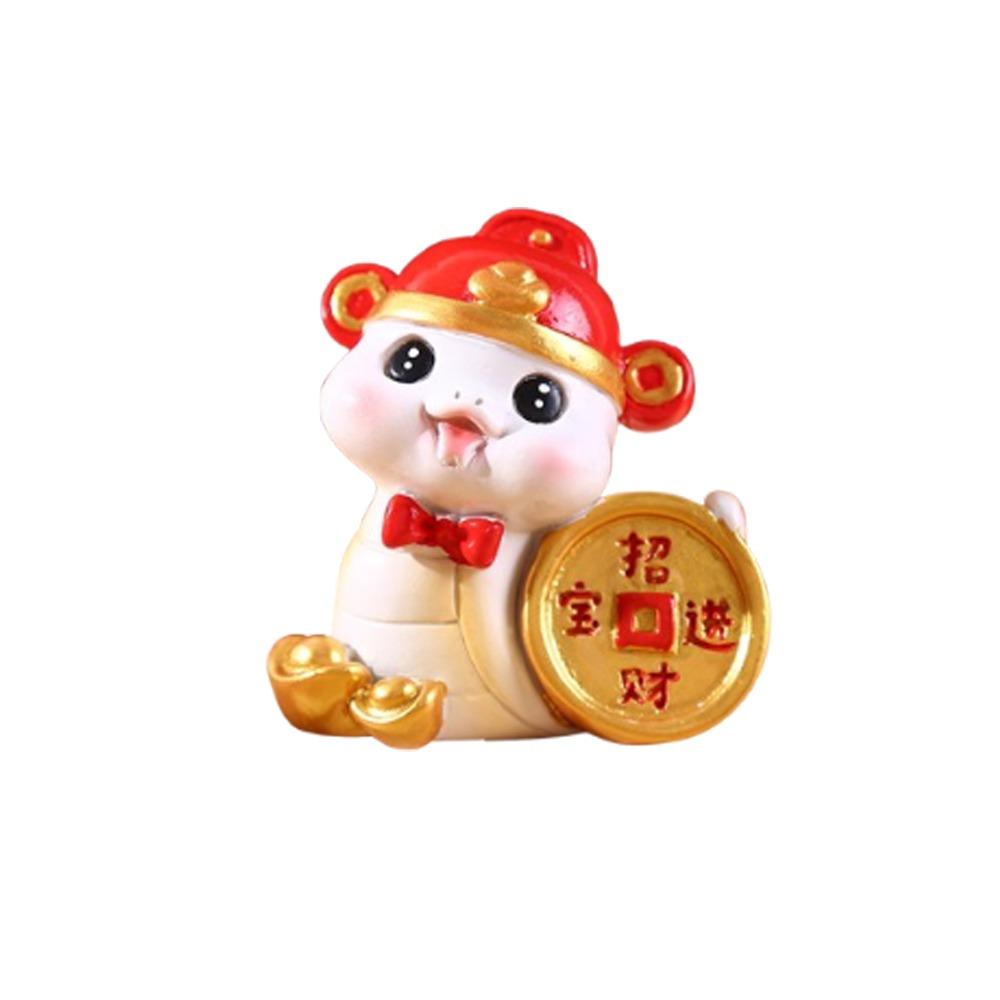 

Cute New Year Snake Figurine Traditional Small Snake Ornament New Year Decoration Gifts Style 3