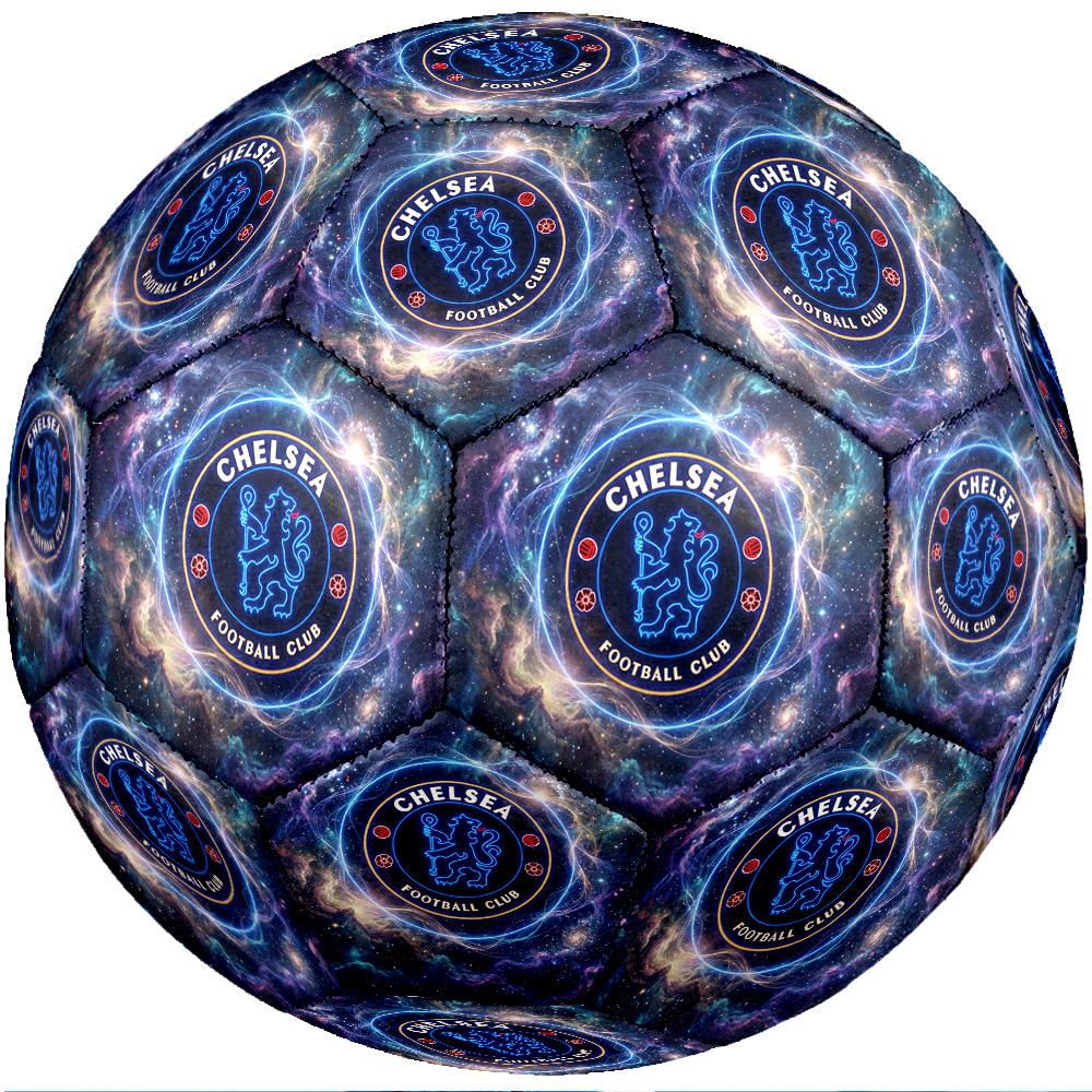 Chelsea FC Theme soccer ball Size 5 Soccer Ball Soft Touch Professional Training Football for Outdoor Sports