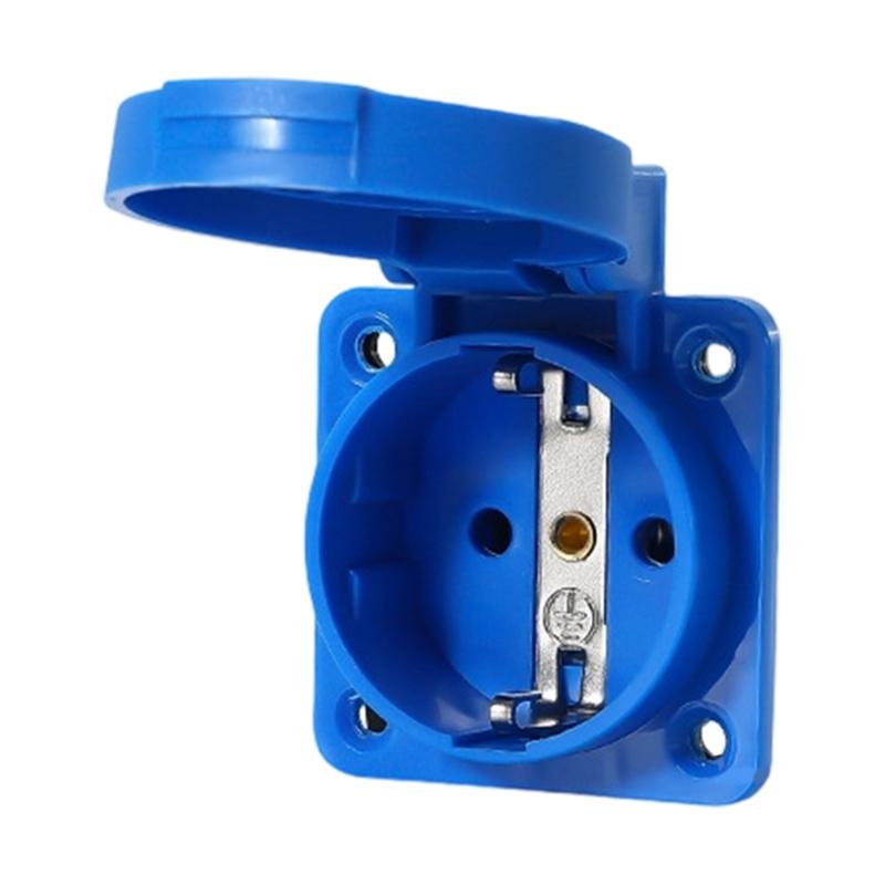 Industrial Wiring Connector Power Outlet Industry Safety Outlet Waterproof Dustproof Power Connector Socket Enduring