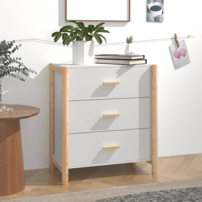 VidaXL White Buffet 62x38x70 Cm Engineered Wood 345672