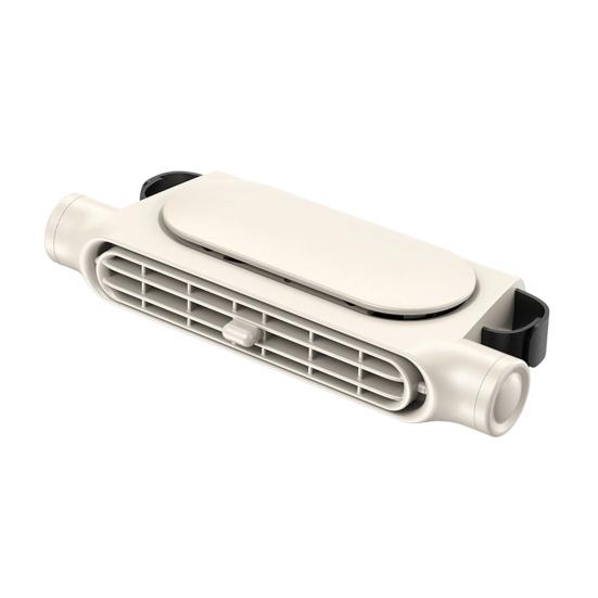 Car Seat Fan, USB Powered Rear Cooling Fan for Vehicle, Adjustable Headrest Mount, 3 Speeds Movable Air Outlet Fan