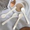 Natural Shell Caviar Spoon Mother of Pearl Seashells Cream Coffee Stirring Tool Dessert Spoons Teaspoon Kitchen Tool4