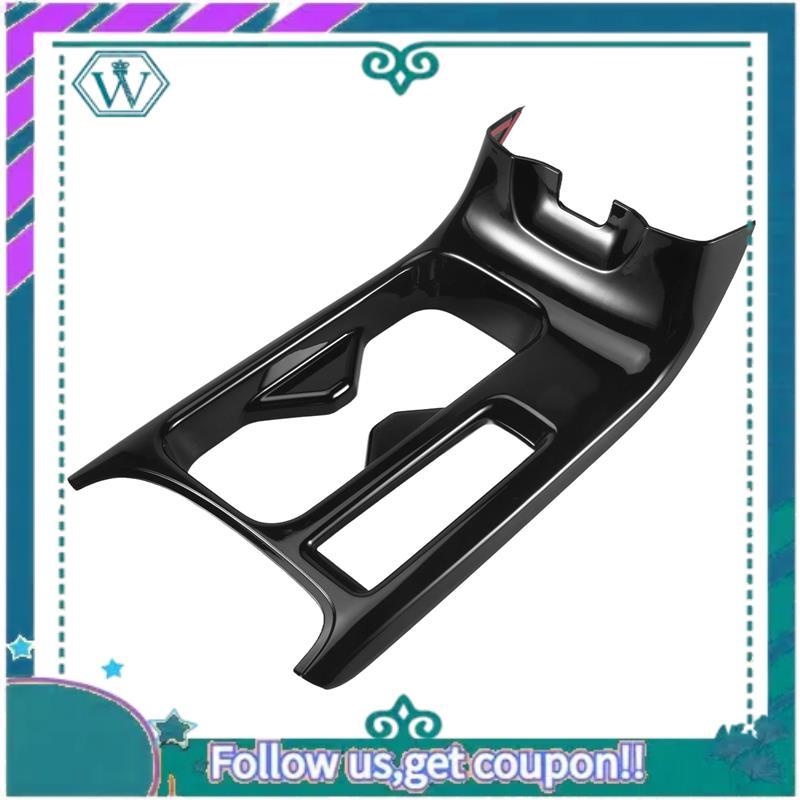 AA92-Car Center Console Water Cup Holder Decoration Cover Trim Stickers For Honda HRV HR-V Vezel LHD