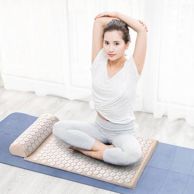 Lotus Massager Cushion Spike Mat Back Pain Home Fitness Relieve Stress Gym Acupuncture Yoga Mat Relaxation Pillow Body
